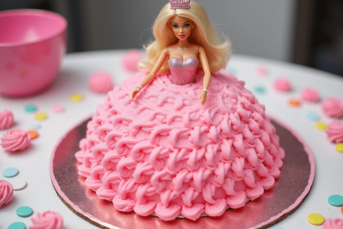 Beautiful barbie cake